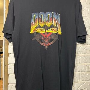 Doom 64 - Nintendo 64 Classic Logo Shirt - Official Bethesda Brand - Size XL